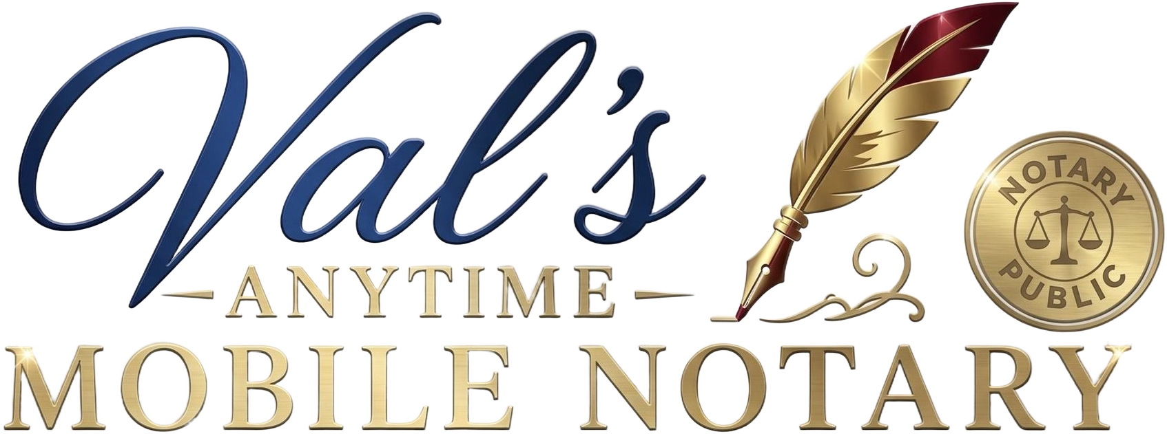 Vals Anytime Mobile Notary logo